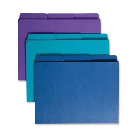 Smead Smead, SUPERTAB ORGANIZER FOLDER, 1/3-CUT TABS, LETTER SIZE, ASSORTED, 3PK 11989